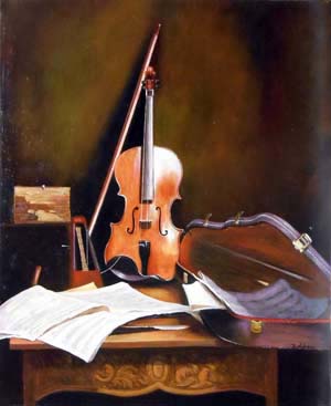 1419-T2 | 50cm x 61cm | musique 